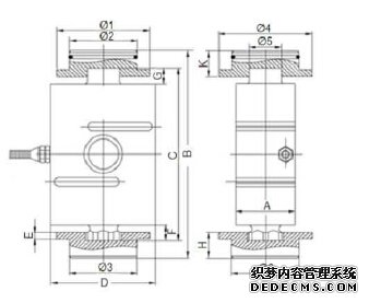 美國sensolink稱重傳感器 SLZY產品尺寸