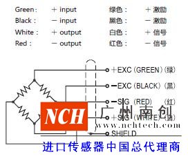 美國(guó)傳力SBSZ稱重模塊的接線方式